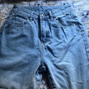 Shein high waisted mom jeans, brand new